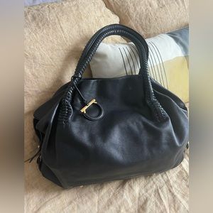 Authentic Salvatore Ferragamo black tote/ handbag